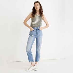 Madewell: Classic Straight Jean in Corrie Wash